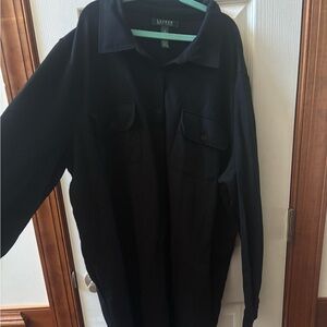 Ralph Lauren NWOT SZ 3X Thick black cotton dress